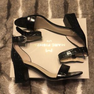 Marc fisher black, block heels